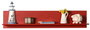 Hanah Home Raf-11-Kk-1 Estante de Pared Rojo